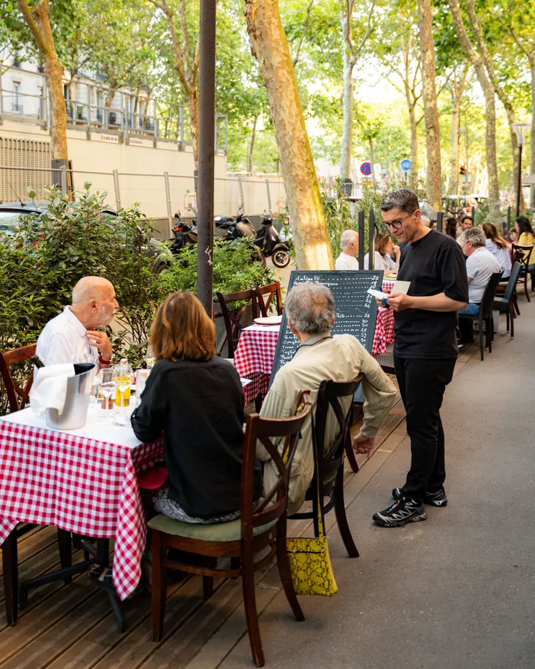 Service en terrasse